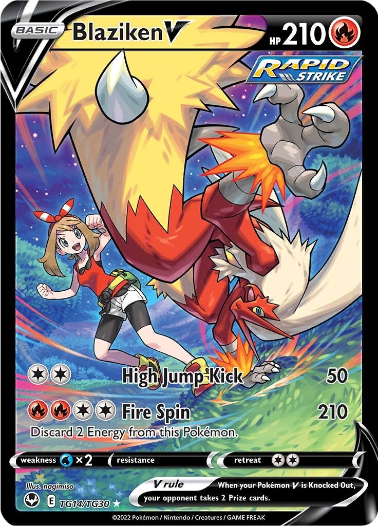 Blaziken V (TG14/TG30) [Sword & Shield: Silver Tempest] | Pegasus Games WI