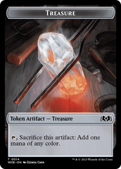 Treasure // Food (0010) Double-Sided Token [Wilds of Eldraine Tokens] | Pegasus Games WI