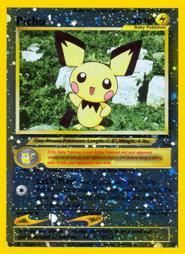 Pichu (35) [Wizards of the Coast: Black Star Promos] | Pegasus Games WI