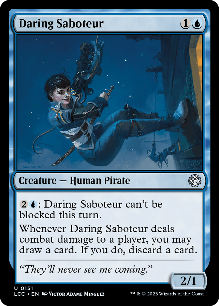 Daring Saboteur [The Lost Caverns of Ixalan Commander] | Pegasus Games WI