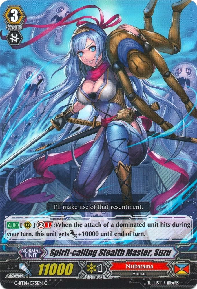 Spirit-calling Stealth Master, Suzu (G-BT14/075EN) [Divine Dragon Apocrypha] | Pegasus Games WI