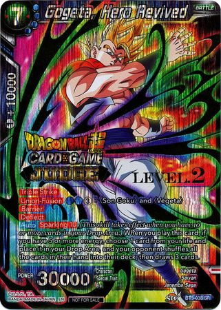 Gogeta, Hero Revived (Level 2) (BT5-038) [Judge Promotion Cards] | Pegasus Games WI