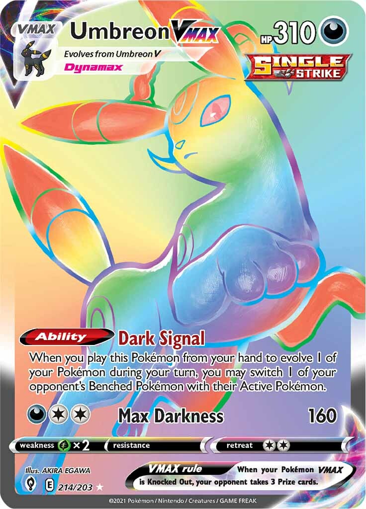 Umbreon VMAX (214/203) [Sword & Shield: Evolving Skies] | Pegasus Games WI