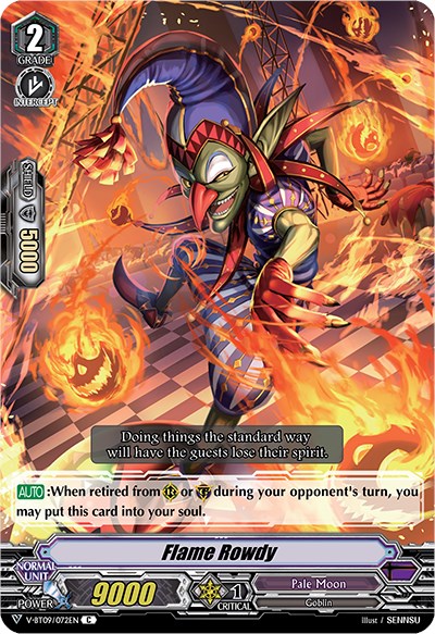 Flame Rowdy (V-BT09/072EN) [Butterfly d'Moonlight] | Pegasus Games WI