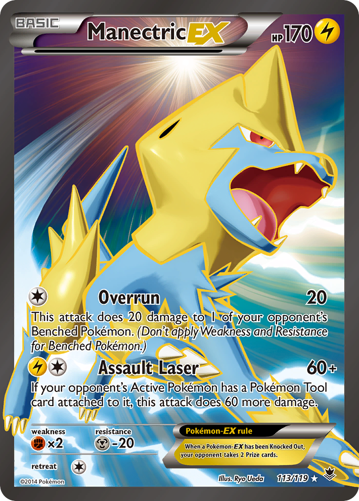 Manectric EX (113/119) [XY: Phantom Forces] | Pegasus Games WI