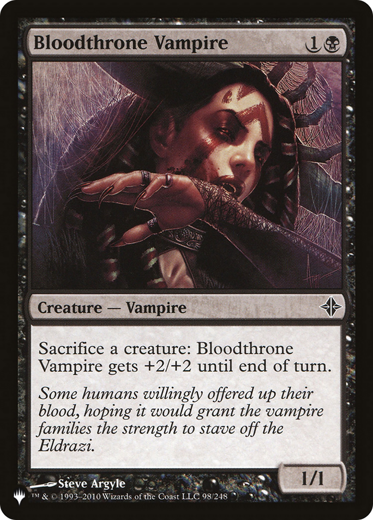 Bloodthrone Vampire [The List Reprints] | Pegasus Games WI