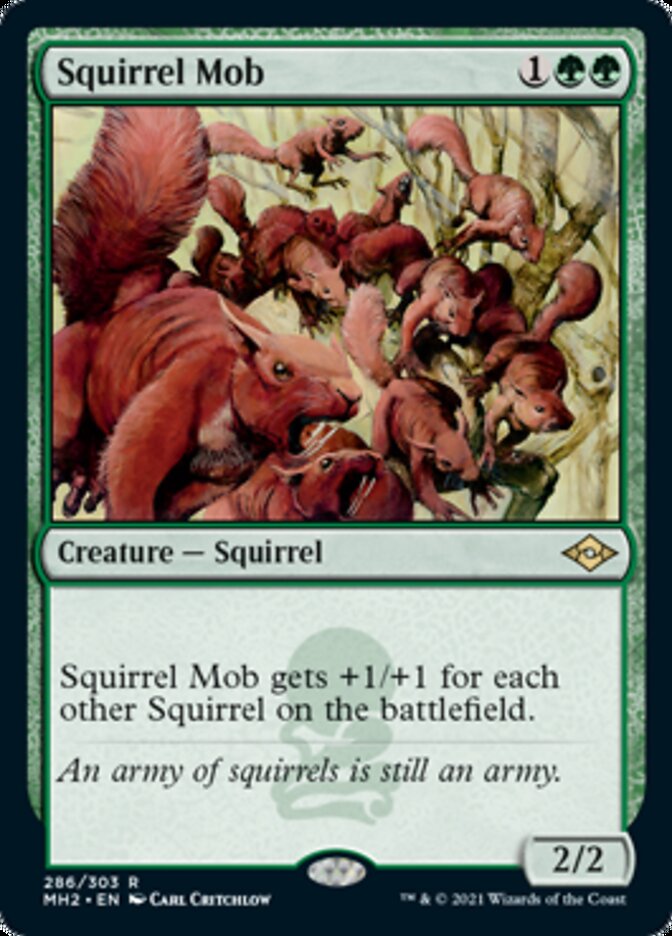 Squirrel Mob (Foil Etched) [Modern Horizons 2] | Pegasus Games WI