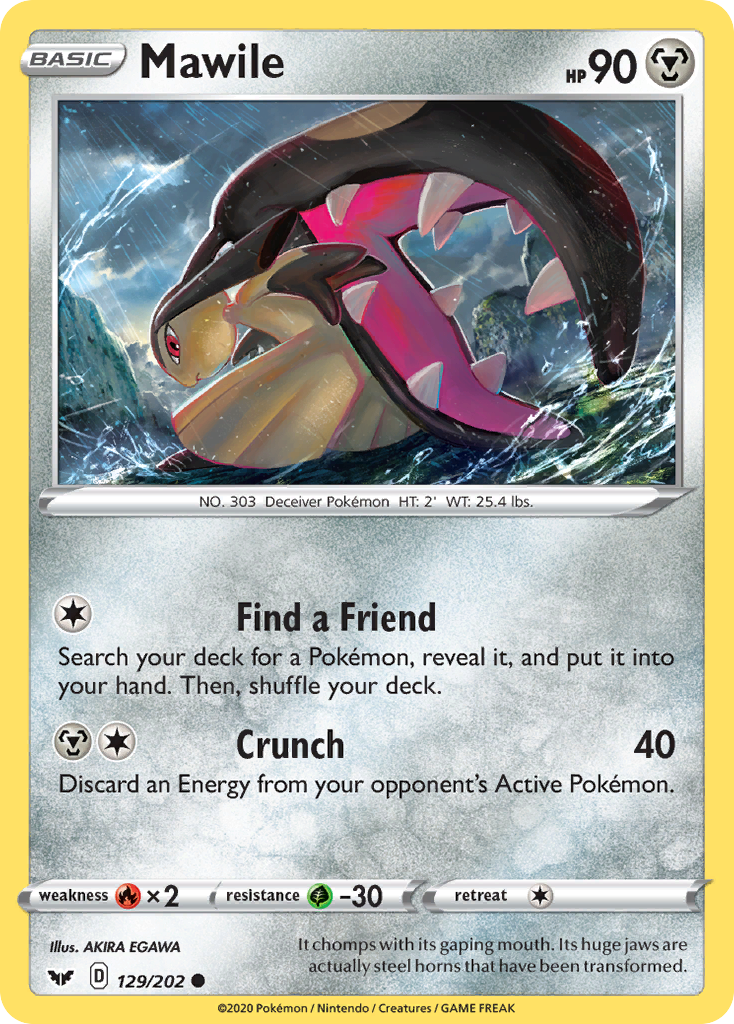 Mawile (129/202) [Sword & Shield: Base Set] | Pegasus Games WI