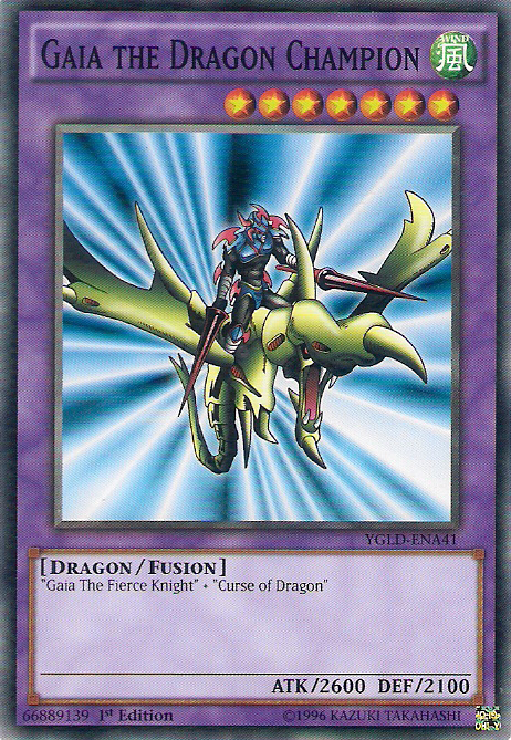 Gaia the Dragon Champion [YGLD-ENA41] Common | Pegasus Games WI