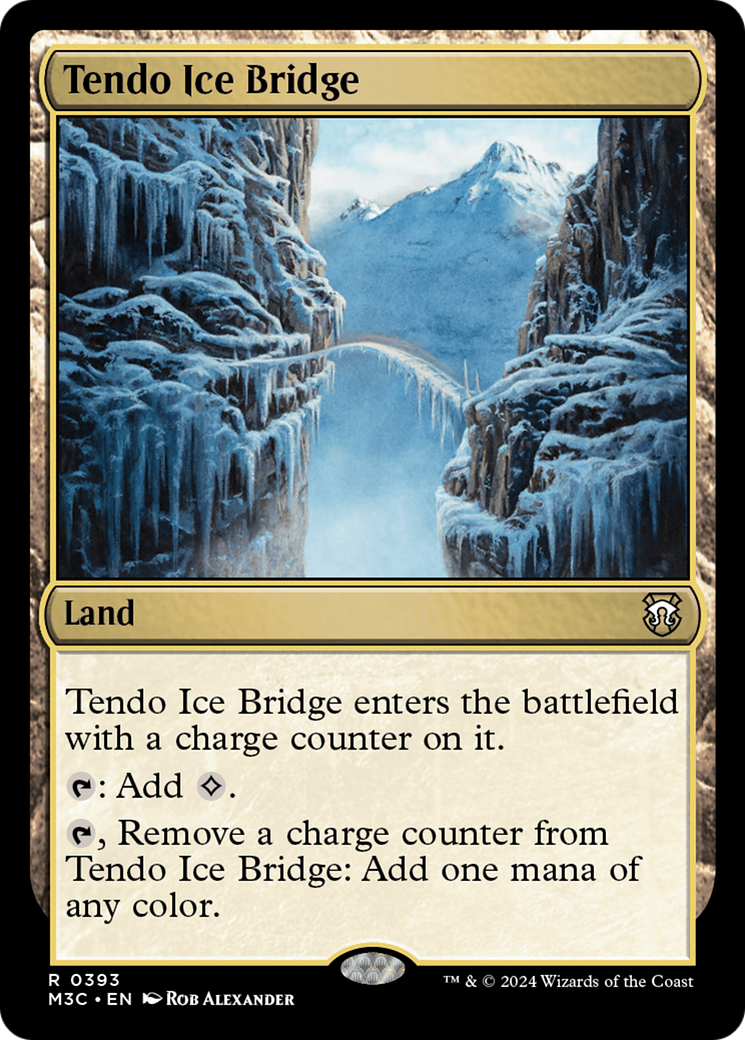 Tendo Ice Bridge (Ripple Foil) [Modern Horizons 3 Commander] | Pegasus Games WI