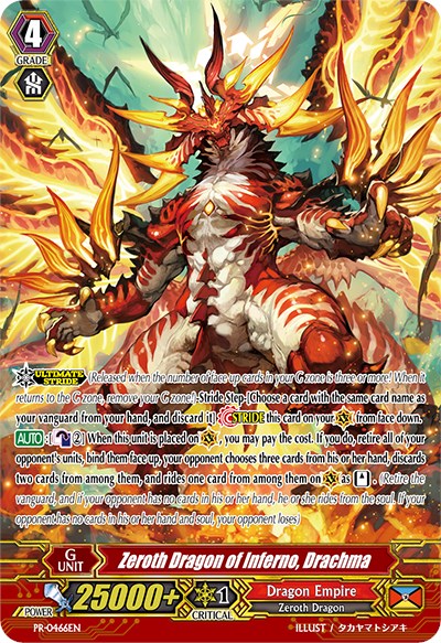 Zeroth Dragon of Inferno, Drachma (PR/0466EN) [Promo Cards] | Pegasus Games WI