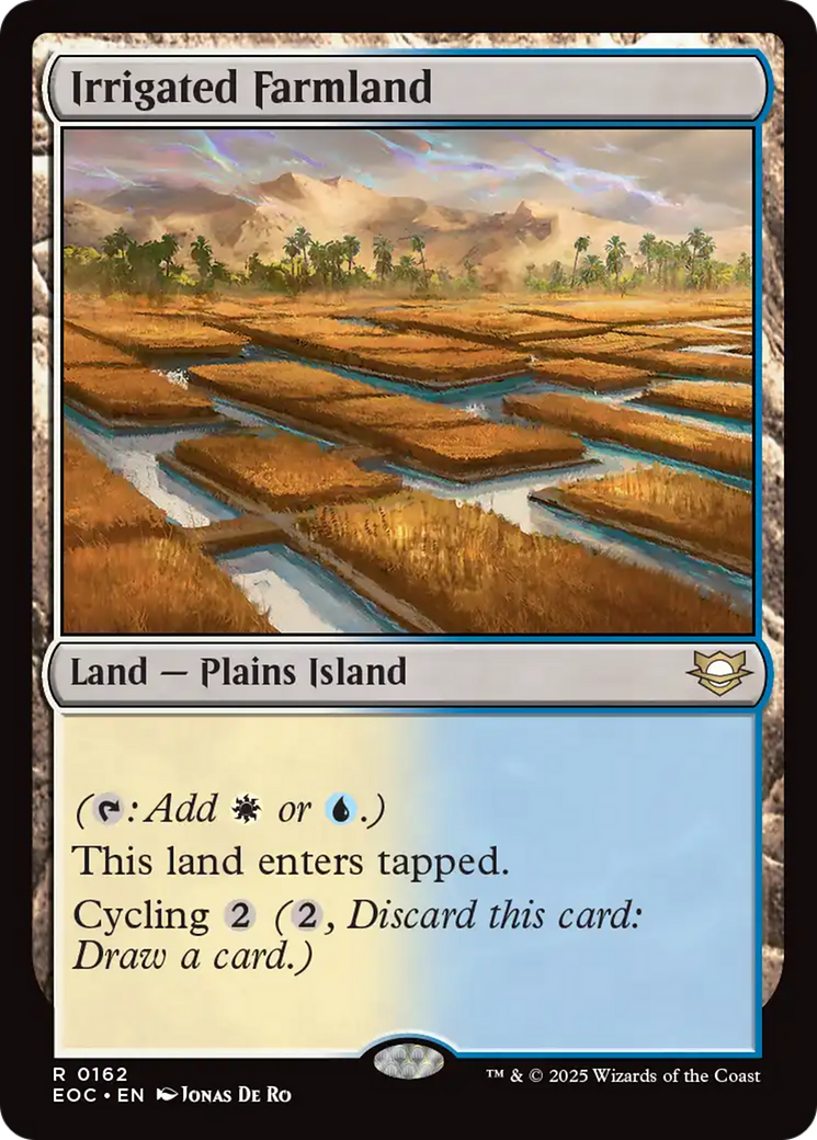 Irrigated Farmland [Edge of Eternities Commander] | Pegasus Games WI