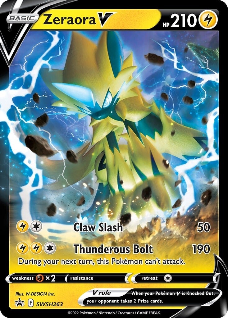 Zeraora V (SWSH263) [Sword & Shield: Black Star Promos] | Pegasus Games WI