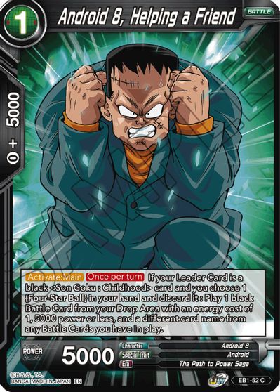 Android 8, Helping a Friend (EB1-52) [Battle Evolution Booster] | Pegasus Games WI