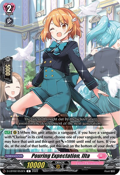 Pouring Expectation, Ilta (D-LBT02/053EN) [Lyrical Monasterio: It's a New School Term!] | Pegasus Games WI