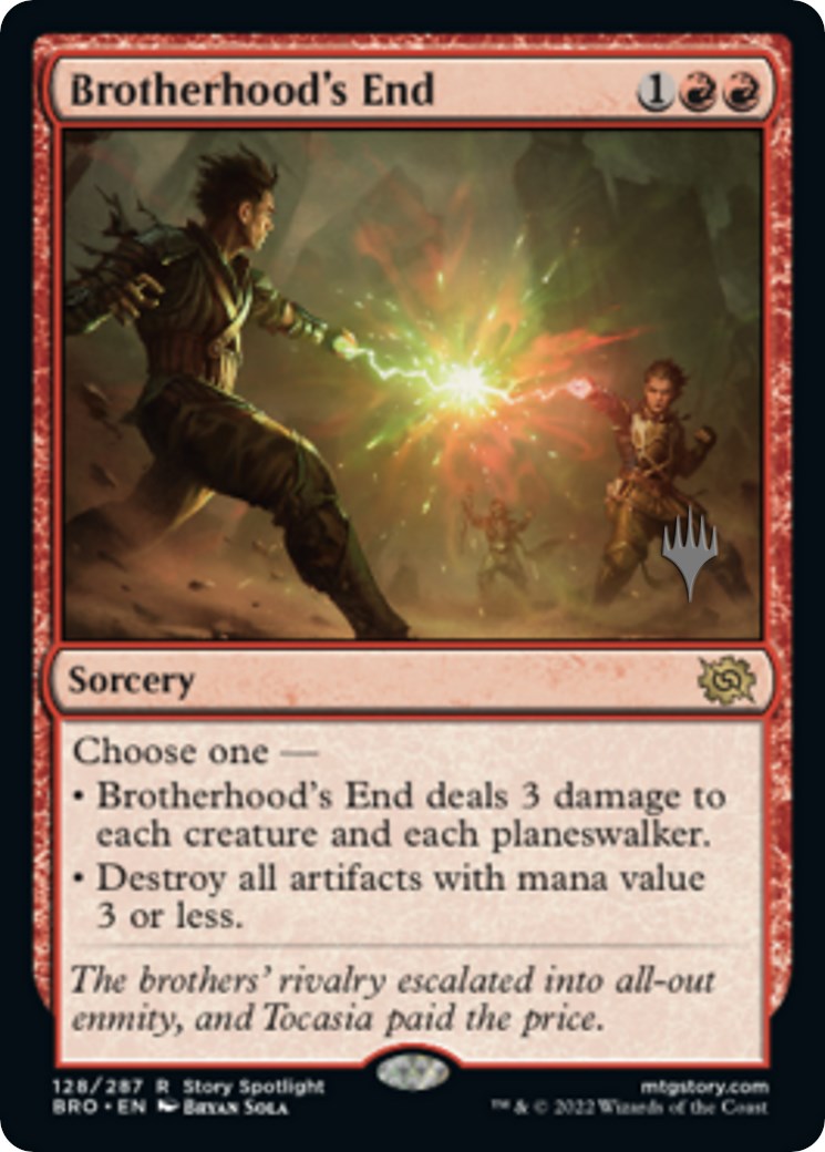 Brotherhood's End (Promo Pack) [The Brothers' War Promos] | Pegasus Games WI