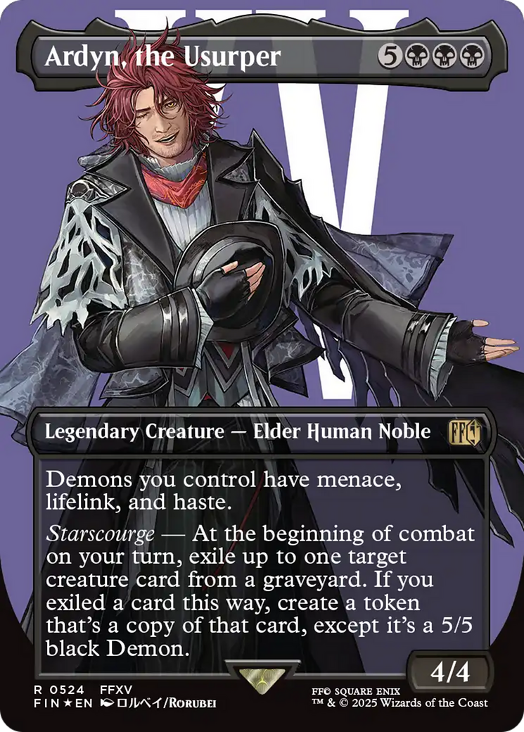 Ardyn, the Usurper (Borderless) (Surge Foil) [FINAL FANTASY] | Pegasus Games WI