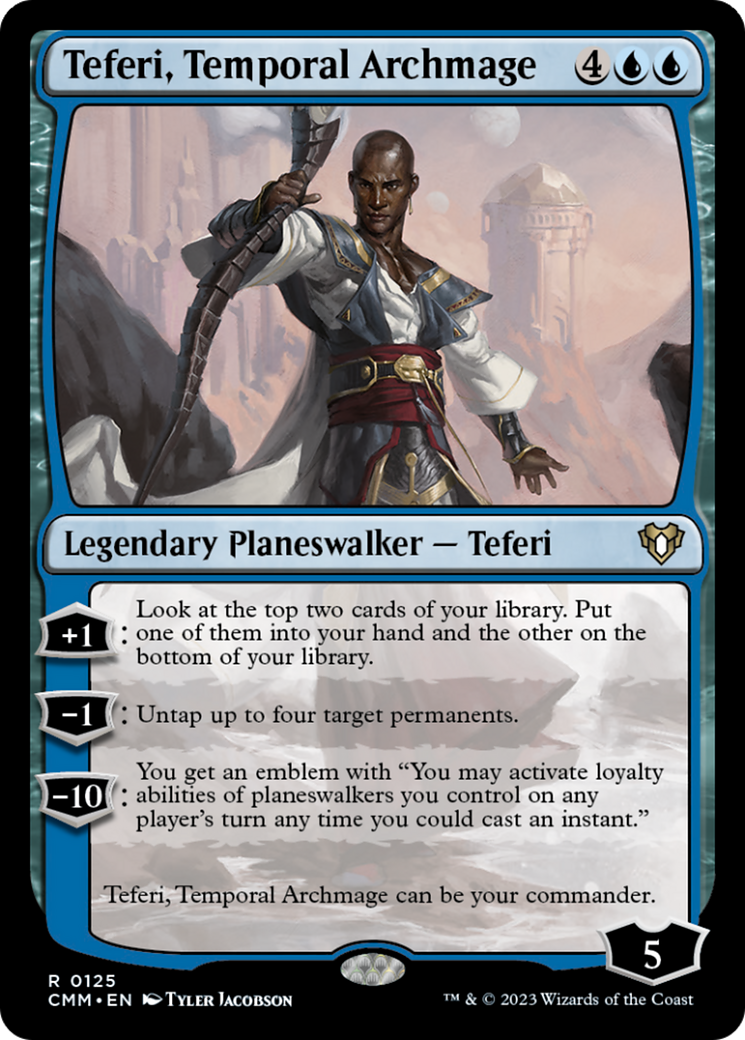 Teferi, Temporal Archmage [Commander Masters] | Pegasus Games WI