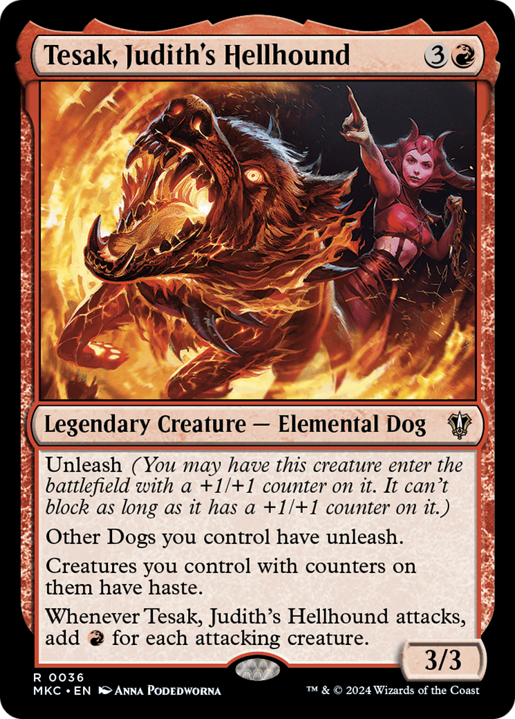 Tesak, Judith's Hellhound [Murders at Karlov Manor Commander] | Pegasus Games WI