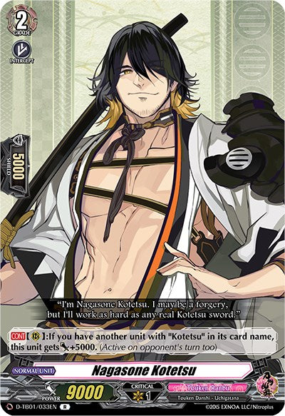 Nagasone Kotetsu (D-TB01/033EN) [Touken Ranbu: ONLINE 2021] | Pegasus Games WI