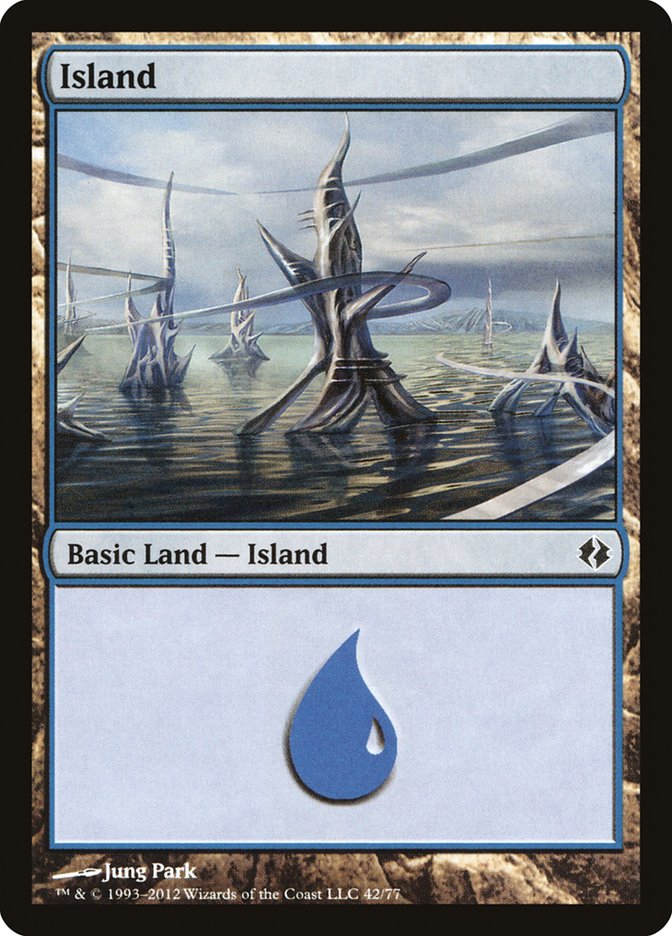 Island (42) [Duel Decks: Venser vs. Koth] | Pegasus Games WI