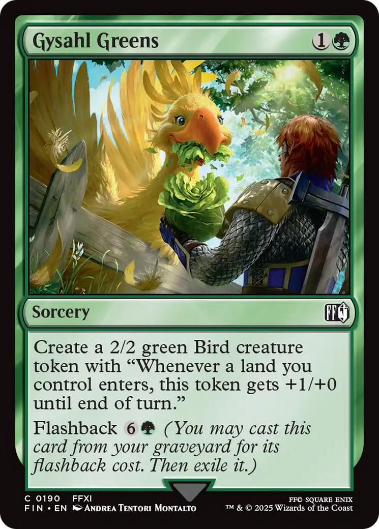 Gysahl Greens [FINAL FANTASY] | Pegasus Games WI