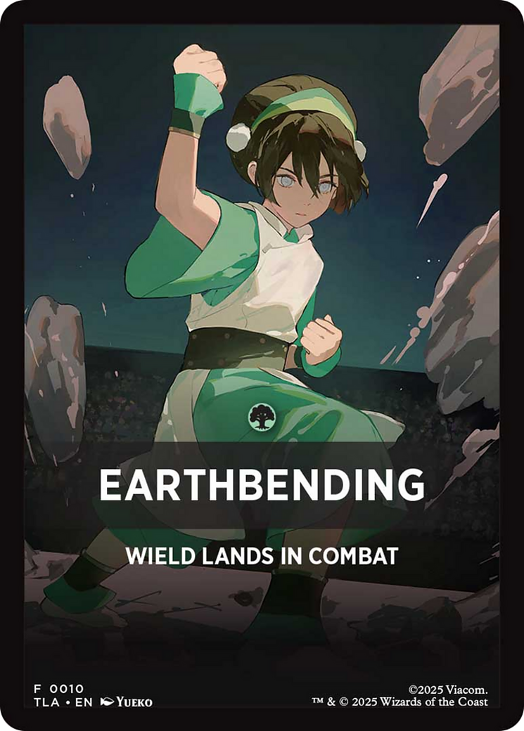 Earthbending Theme Card [Avatar: The Last Airbender] | Pegasus Games WI