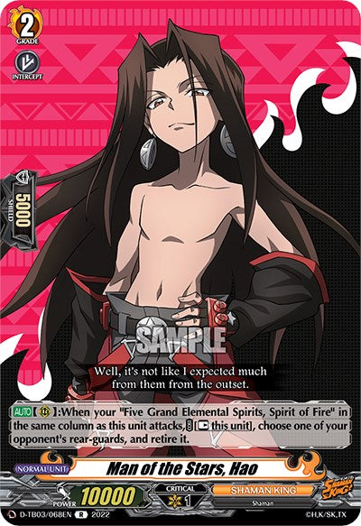 Man of the Stars, Hao (D-TB03/068EN) [Shaman King] | Pegasus Games WI