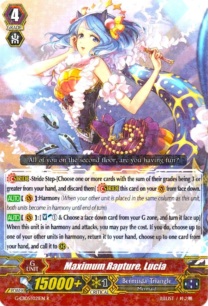 Maximum Rapture, Lucia (G-CB05/021EN) [Prismatic Divas] | Pegasus Games WI