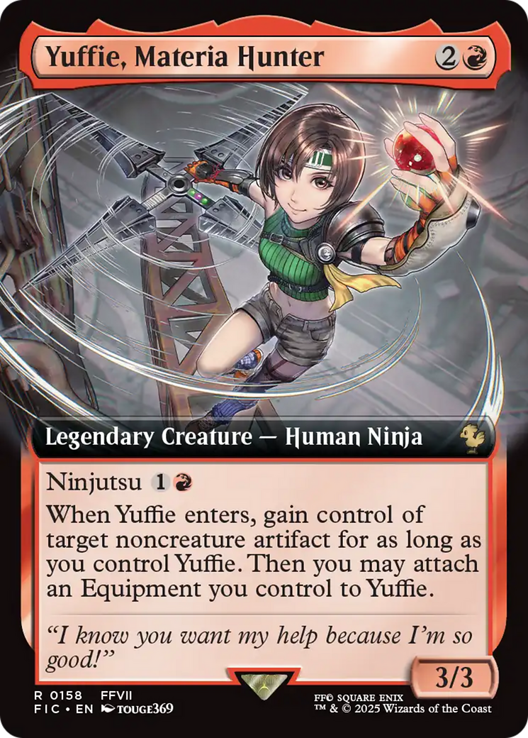 Yuffie, Materia Hunter (Extended Art) [FINAL FANTASY Commander] | Pegasus Games WI