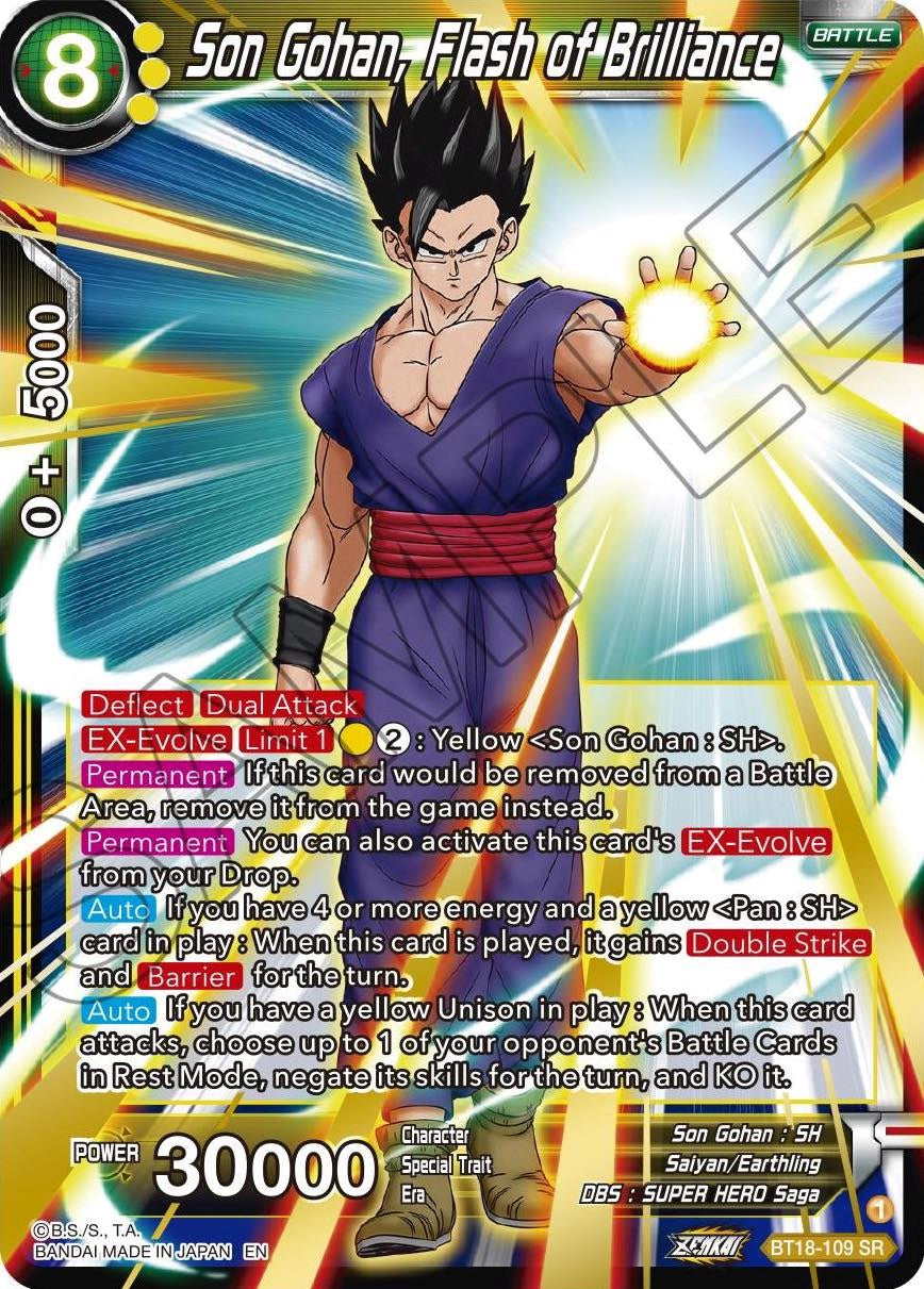 Son Gohan, Flash of Brilliance (BT18-109) [Promotion Cards] | Pegasus Games WI