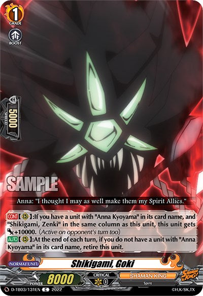 Shikigami, Goki (D-TB03/131EN) [Shaman King] | Pegasus Games WI