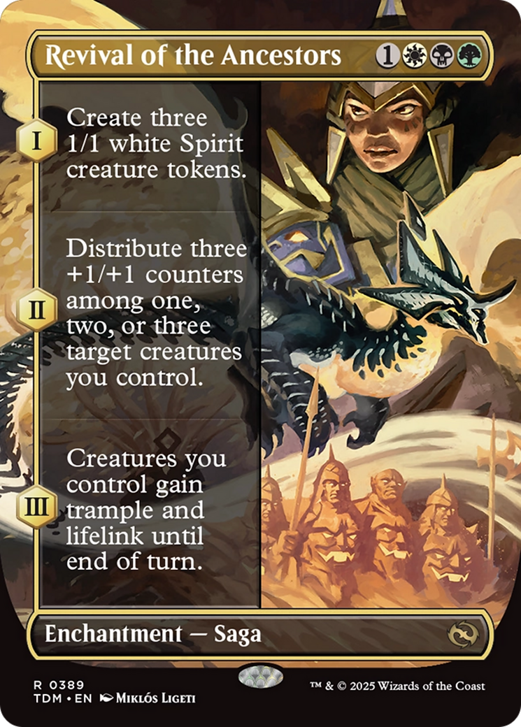 Revival of the Ancestors (Borderless) [Tarkir: Dragonstorm] | Pegasus Games WI