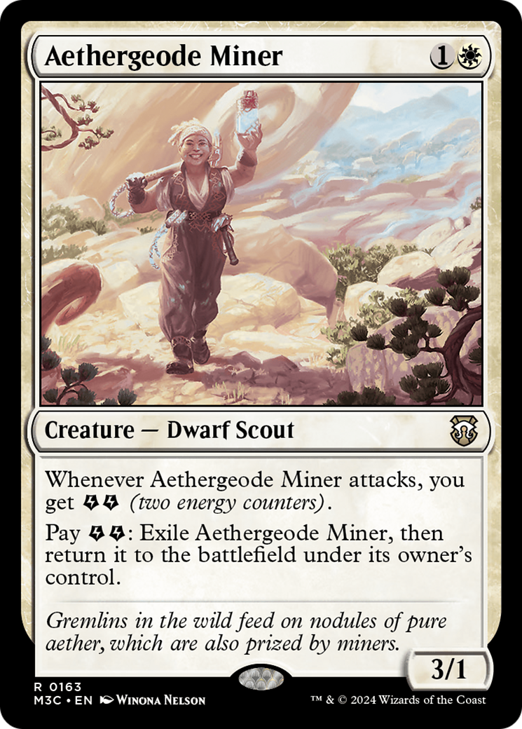 Aethergeode Miner [Modern Horizons 3 Commander] | Pegasus Games WI