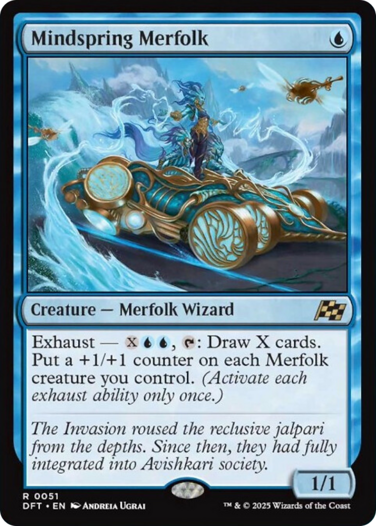Mindspring Merfolk [Aetherdrift] | Pegasus Games WI