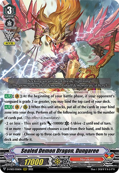 Sealed Demon Dragon, Dungaree (D-VS03/036EN) [V Clan Collection Vol.3] | Pegasus Games WI