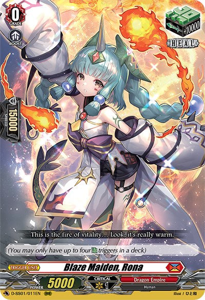 Blaze Maiden, Rona (D-SS01/011EN) [Festival Collection 2021] | Pegasus Games WI