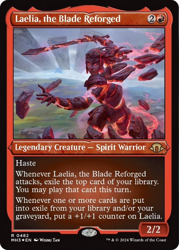 Laelia, the Blade Reforged (Foil Etched) [Modern Horizons 3] | Pegasus Games WI
