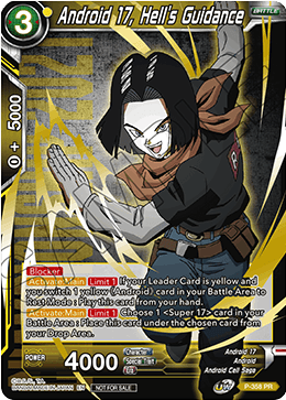 Android 17, Hell's Guidance (P-358) [Tournament Promotion Cards] | Pegasus Games WI