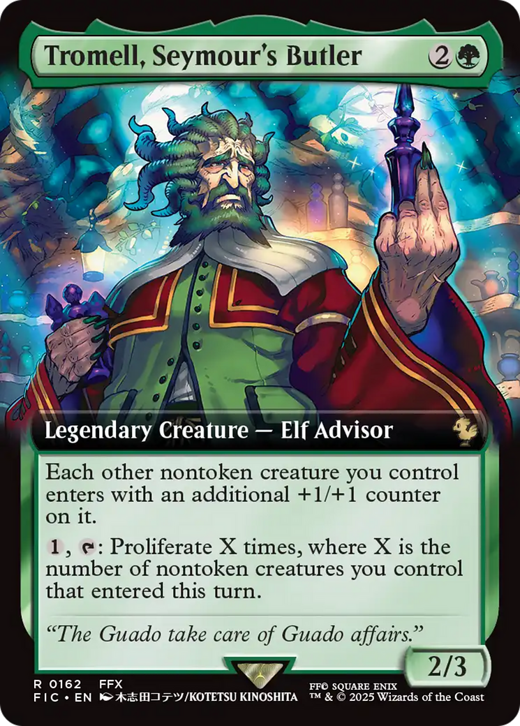 Tromell, Seymour's Butler (Extended Art) [FINAL FANTASY Commander] | Pegasus Games WI