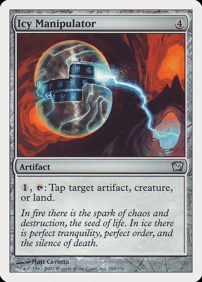 Icy Manipulator (9th Edition) [Oversize Cards] | Pegasus Games WI