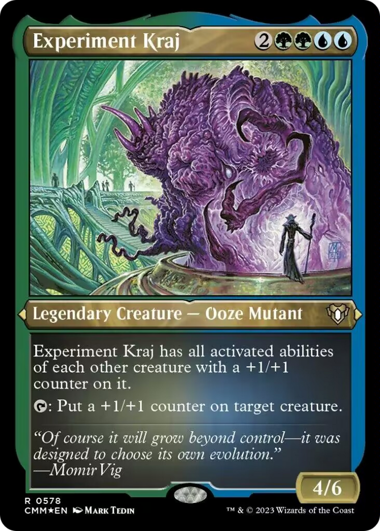 Experiment Kraj (Foil Etched) [Commander Masters] | Pegasus Games WI