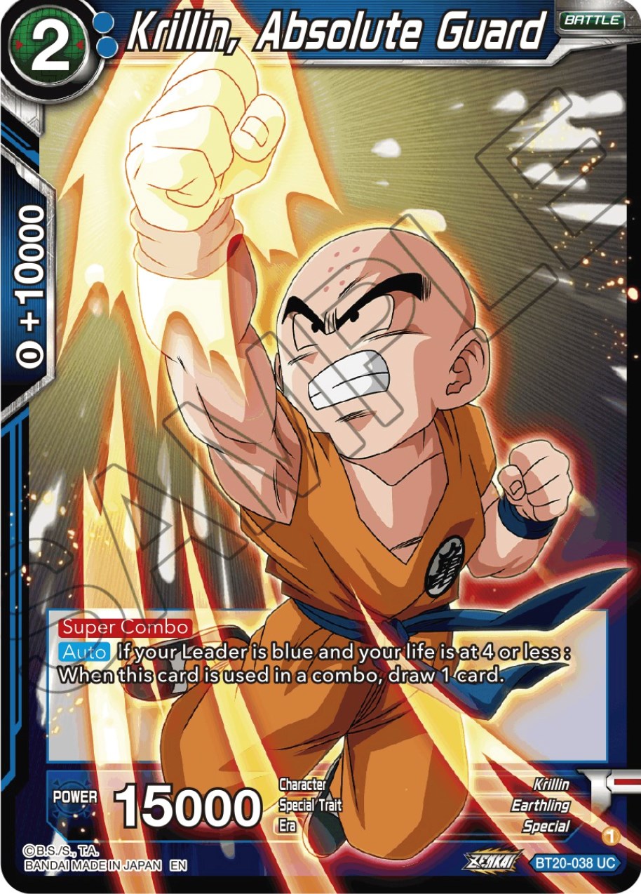 Krillin, Absolute Guard (BT20-038) [Power Absorbed] | Pegasus Games WI