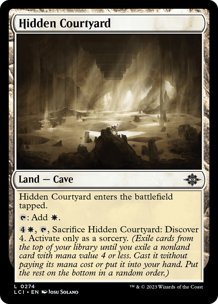 Hidden Courtyard [The Lost Caverns of Ixalan] | Pegasus Games WI