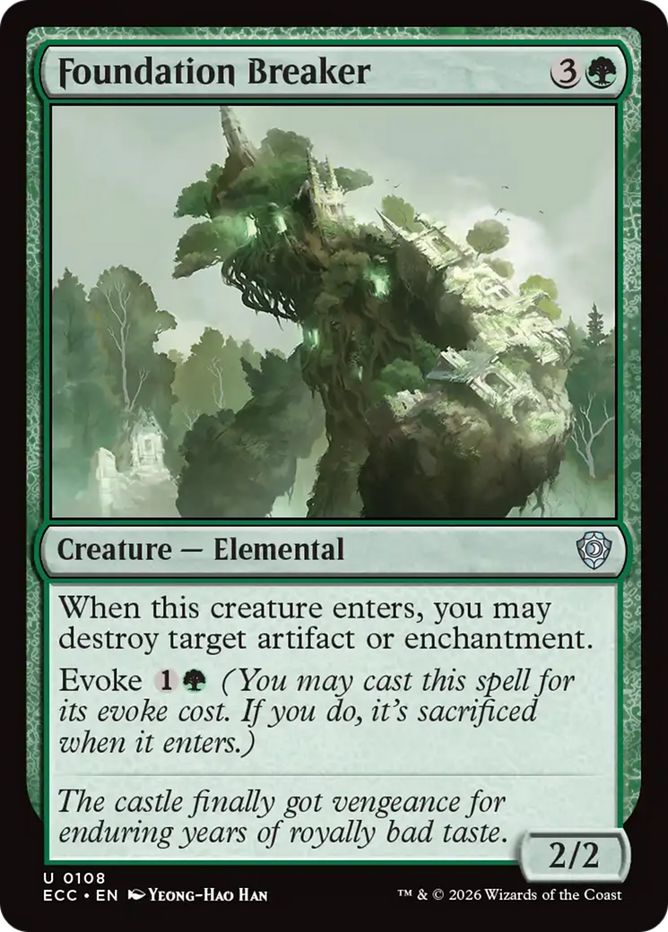 Foundation Breaker [Lorwyn Eclipsed Commander] | Pegasus Games WI