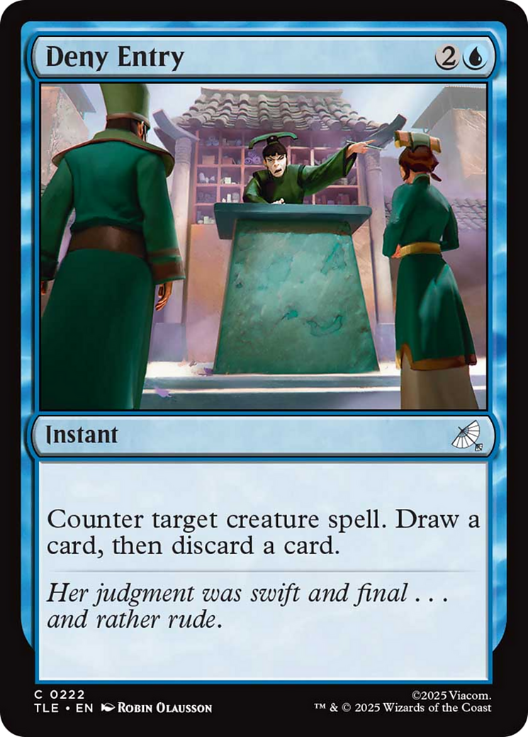 Deny Entry [Avatar: The Last Airbender: Eternal-Legal] | Pegasus Games WI