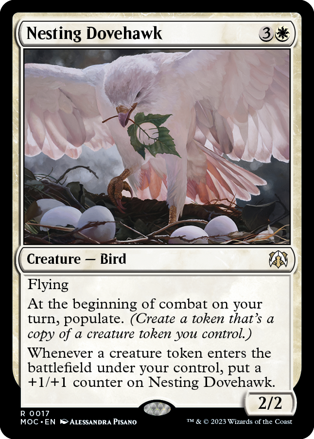 Nesting Dovehawk [March of the Machine Commander] | Pegasus Games WI