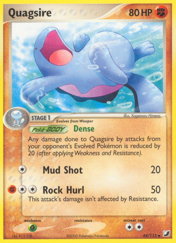 Quagsire (44/115) [EX: Unseen Forces] | Pegasus Games WI