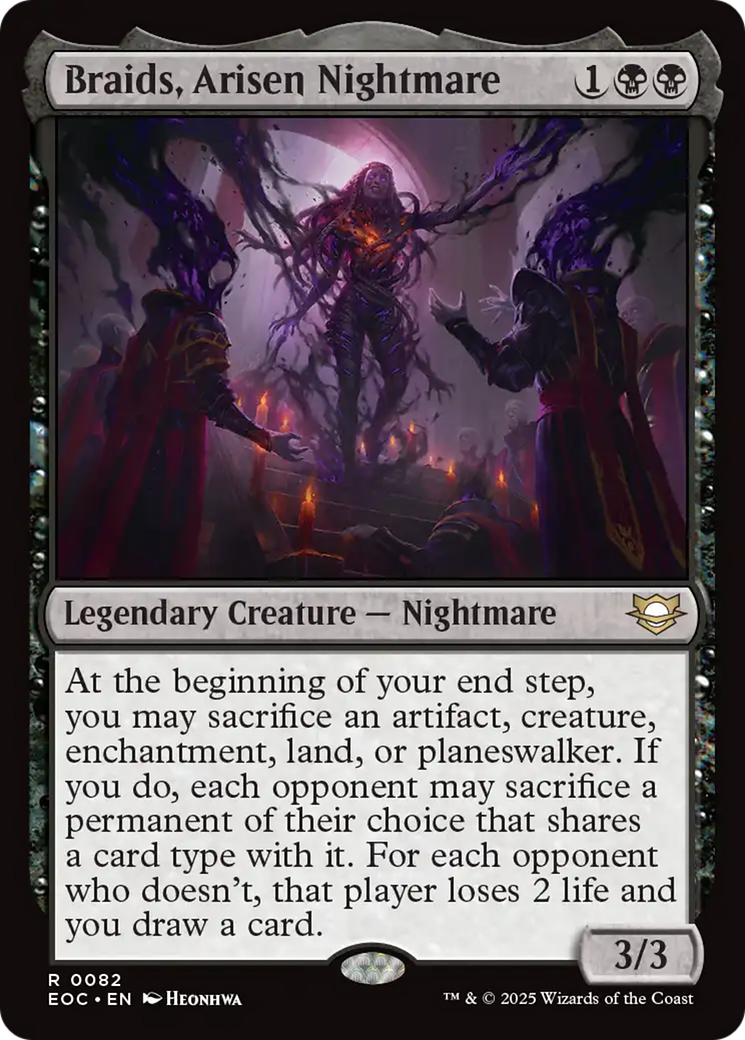 Braids, Arisen Nightmare [Edge of Eternities Commander] | Pegasus Games WI