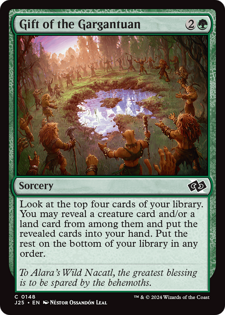 Gift of the Gargantuan [Foundations Jumpstart] | Pegasus Games WI